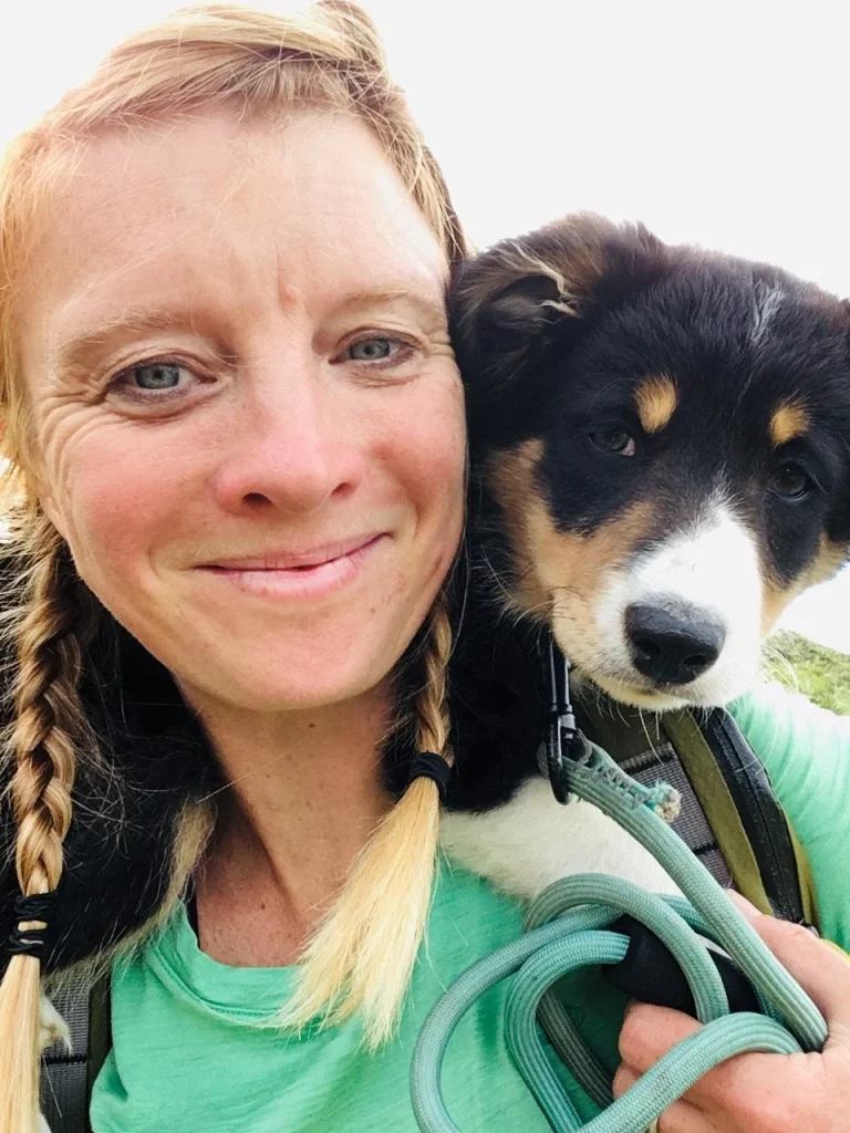Ros and Blea together on a Lake District fell walk