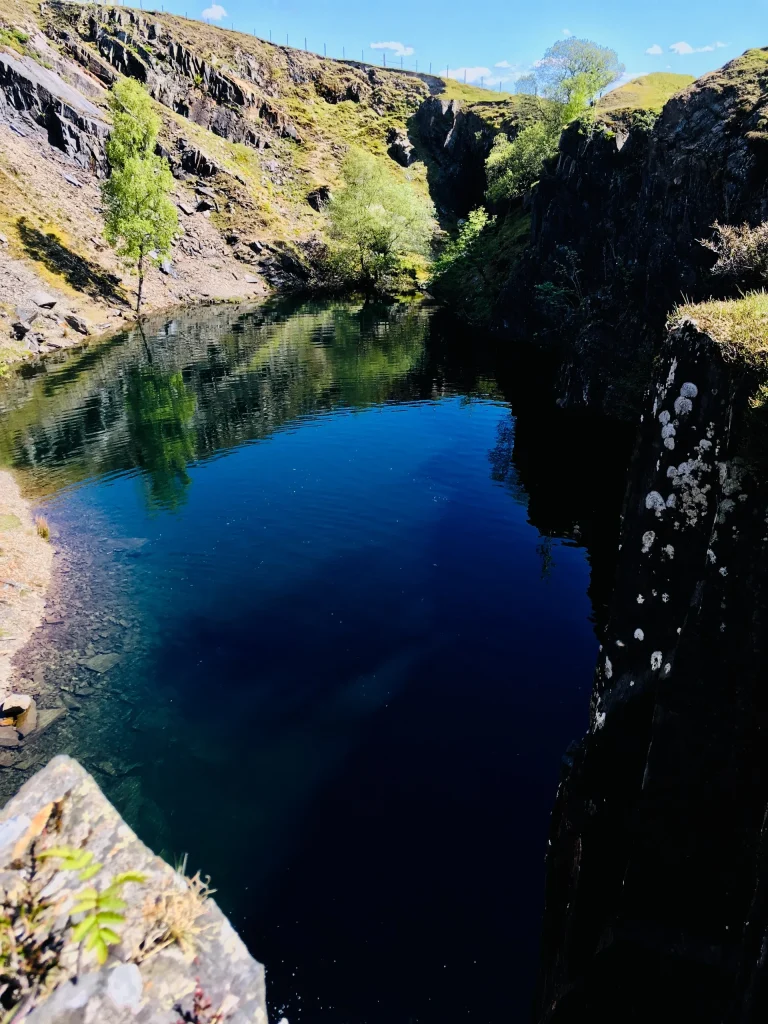 Quarry pool at the Old Man of Coniston Coppermines