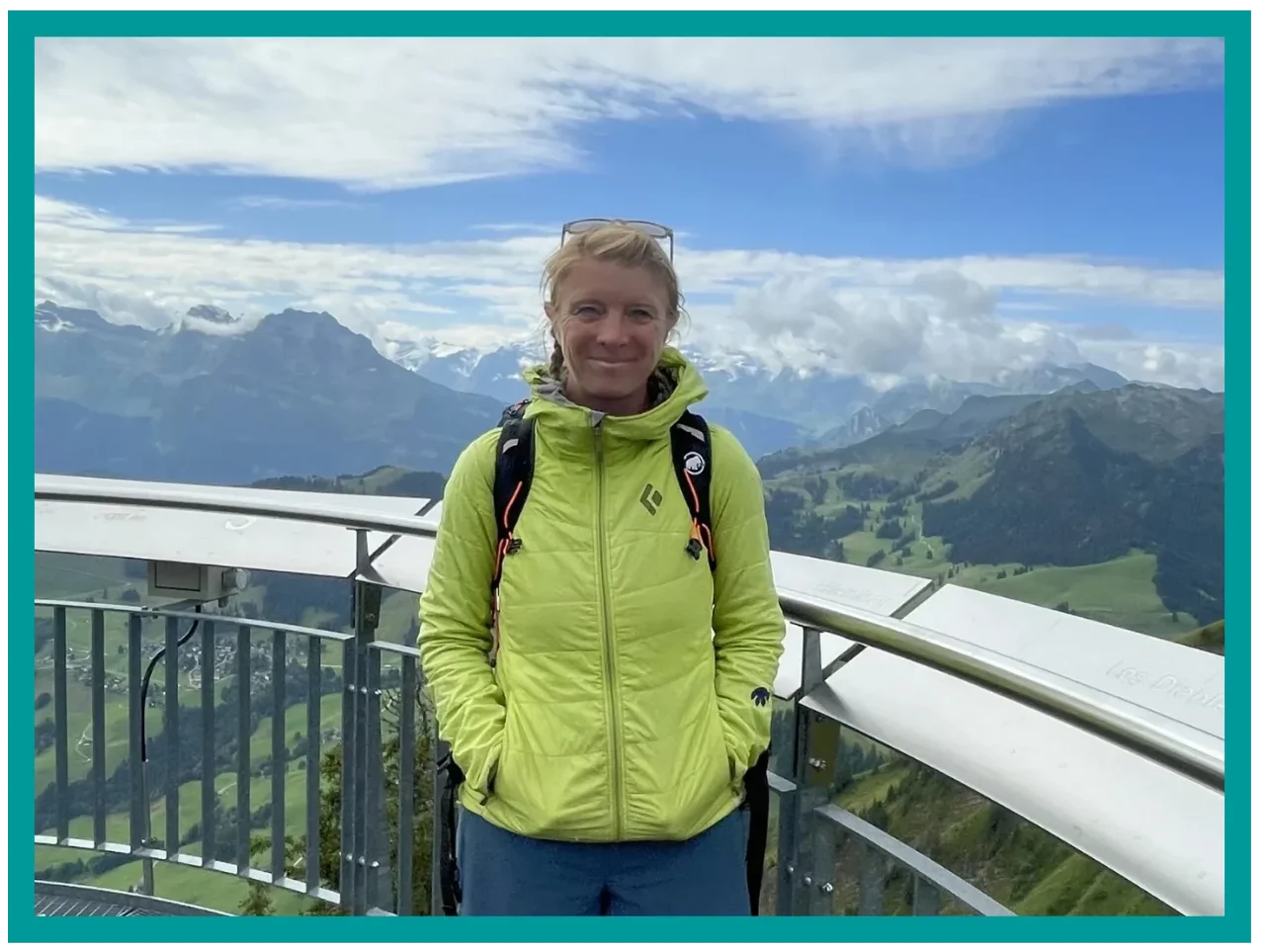 Way Out West walking guide enjoying mountain views